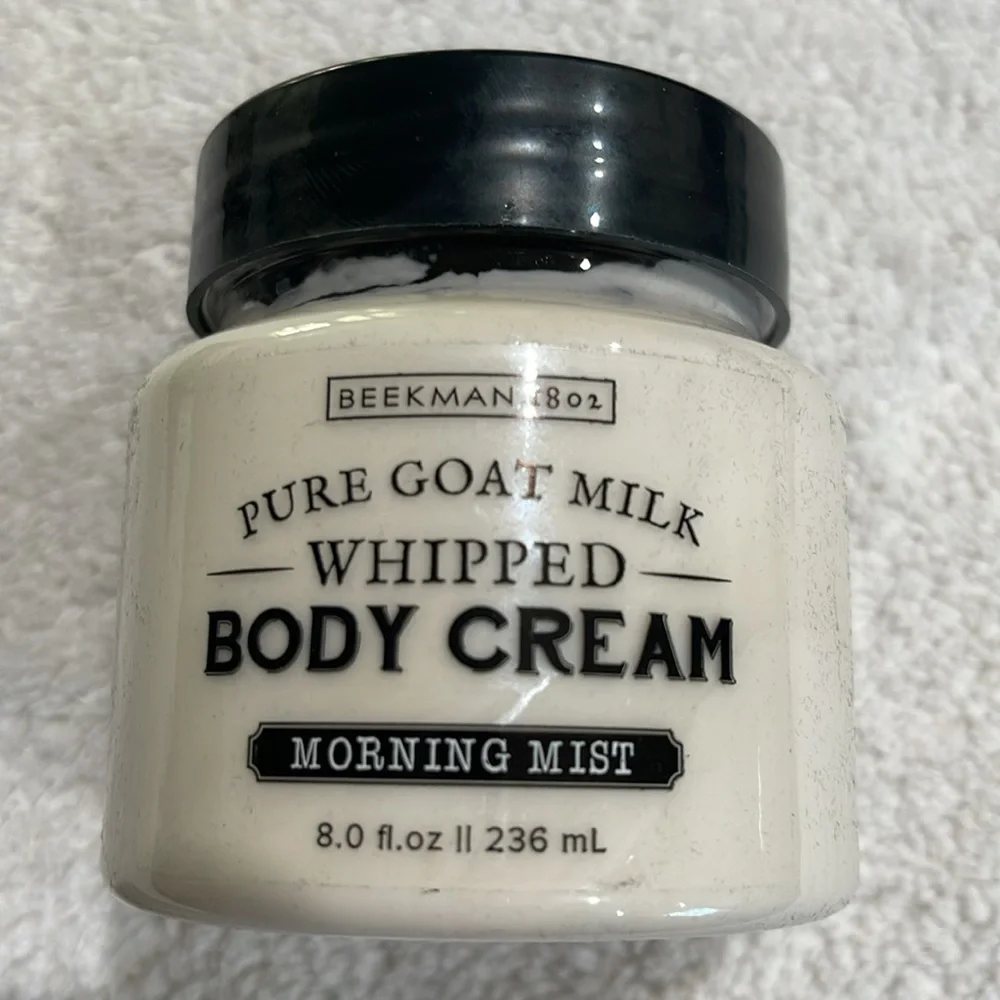 NIB Beekman 1802 Pure Goat Milk Whipped Body Cream 8.0 fl.oz Morning Mist